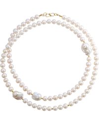 Bombyx House - Baroque Pearl Opera Necklace - Lyst