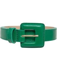 BeltBe - Mini Square Narrow Leather Belt - Lyst