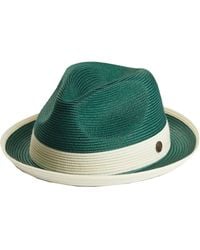 Dasmarca Hats - Dasmarca Florence Emerald Summer Two Tone Crushable Hat - Lyst