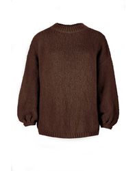 SALANIDA - Melody Mohair Jumper Chocolate - Lyst