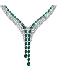 LÁTELITA London - Baroness Statement Necklace Emerald - Lyst