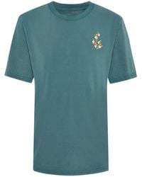 INGMARSON - Floral Embroidered Organic Cotton T-Shirt - Lyst