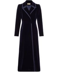 Guinea London - Velvet Dress Coat - Lyst
