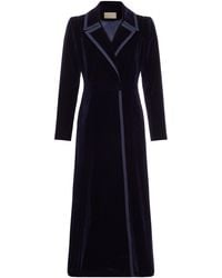 Guinea London - Velvet Dress Coat - Lyst
