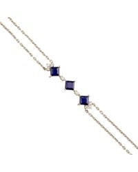 Juvetti - Forma Bracelet Set With Sapphire & Diamond - Lyst