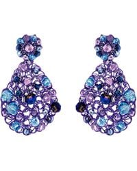 Lavish by Tricia Milaneze - Neon Mix Aurora Handmade Crochet Earrings - Lyst