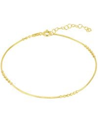 Spero London - Six Beads Sterling Bracelet - Lyst