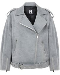 Nocturne - Oversized Double-Breasted Coat - Lyst
