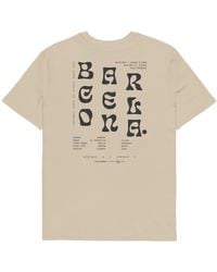 Anchor and Crew - Neutrals Desert Dust Gustatory Barcelona Coffee Scene Organic Cotton Embroidered T-Shirt - Lyst