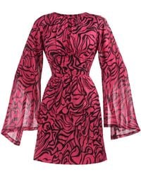 Freak Vault - Zarae Wave Mini Dress - Lyst