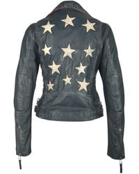 Mauritius - Star Lambskin Leather Jacket Christy - Lyst