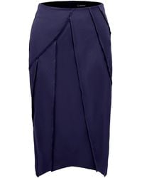 Smart and Joy - Asymmetric Structural Lines Skirt - Lyst