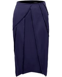Smart and Joy - Asymmetric Structural Lines Skirt - Lyst