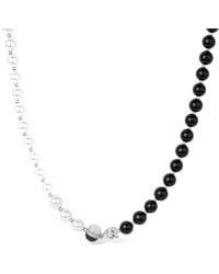 Freqnc Atelier - Ouroboros Onyx & Pearl Choker - Lyst