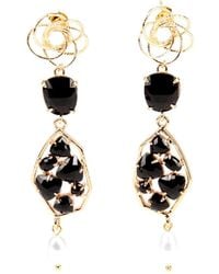 Addicted - Giunone Chandelier Earrings Color - Lyst