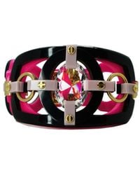Gissa Bicalho - Handmade Acrylic Bracelet Cutted Stone Oval - Lyst