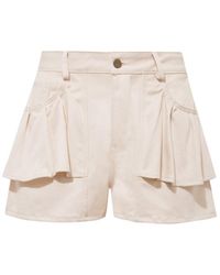 Cótier Denim - Neutrals Brise Shorts - Lyst