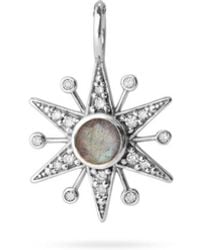 Zohreh - Limited Edition Diamond & Labradorite Star Pendant 9K - Lyst