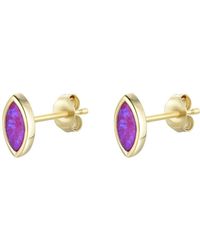 KAMARIA - Marquise Opal Stud Earrings - Lyst