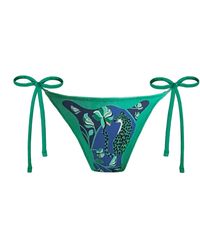 Jessie Zhao New York - Verdant Wild Reversible Tie Side Bottom - Lyst