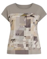 Conquista - Geometric Print Top - Lyst