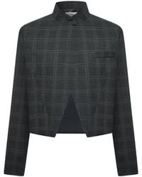 Thisisu Collection - Romy Plaid Jacket – Dark - Lyst
