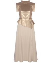Mirimalist - Concrete Midi Dress - Lyst