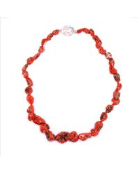 Mineralgems•Studio - Sardinian Coral Necklace - Lyst