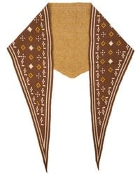 Saachi - Foulard Knit Triangle Scarf - Lyst
