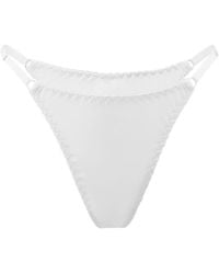 Daily Underwear - Microfiber Adjustable String Panties - Lyst