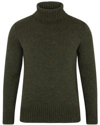 Paul James Knitwear - The Fitted Submariner Lloyd Roll Neck Merino Wool Jumper - Lyst