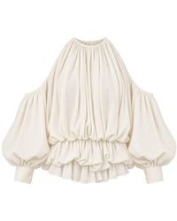 Mohala Grey - Neutrals Onaha Blouse - Lyst