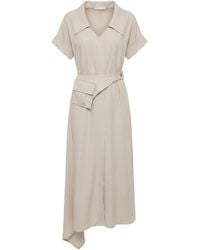 Mirimalist - Neutrals Quartz Loose Long Dress - Lyst