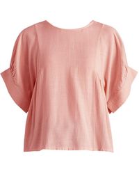 Paisie - Relaxed Fit Top With Back Bow Detail - Lyst