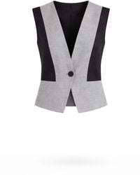 Lumina Eligma - V Button Vest - Lyst