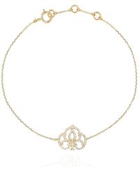 Perle de Lune Naila Diamond Bracelet -18k Yellow Gold - Metallic