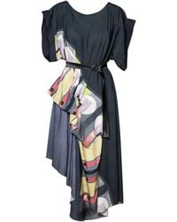 ARTISTA - Harper Asymmetric Maxi Dress - Lyst