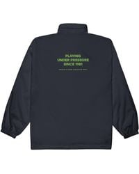 Anchor and Crew - Under Pressure Sports Club League Embroidered Windbreaker Coat - Lyst
