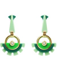 Gissa Bicalho - Acrylic Handmade Earring Indaiá Pale - Lyst