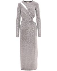 ROSERRY - Mykonos Sequin Cut Out Maxi Dresss In - Lyst