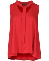 Conquista - Tie Detail Sleeveless Top - Lyst
