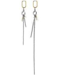 Kirei - Release Chain Drop Hoop Earrings - Lyst