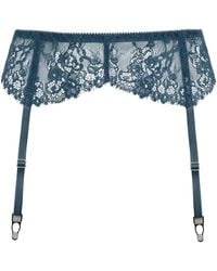 Daily Underwear - Garter Belt Ocean Light - Lyst