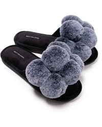 Pretty You London - Dolly Fun Pom Slider Slippers - Lyst
