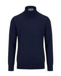 Ron Tomson - Rollneck Knit Sweater - Lyst