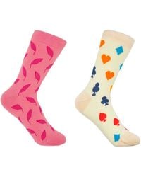 Peper Harow - Made in England - Leaf & Royal Flush Socks Bundle - Lyst