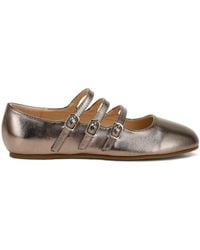 Rag & Co - Neutrals Macarina Triple Strap Mary Jane Sandals - Lyst