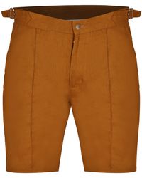 DAVID WEJ - Hugo Linen Short With Side Adjuster - Lyst