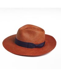 Dasmarca Hats - Dasmarca Newton Wide Brim Summer Genuine Panama Straw Hat For - Cinnamon - Lyst