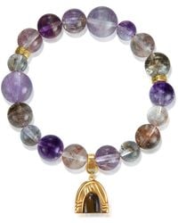 Aurozia - Five Elements Super Seven Crystal Beadeds Bracelet Earth - Lyst